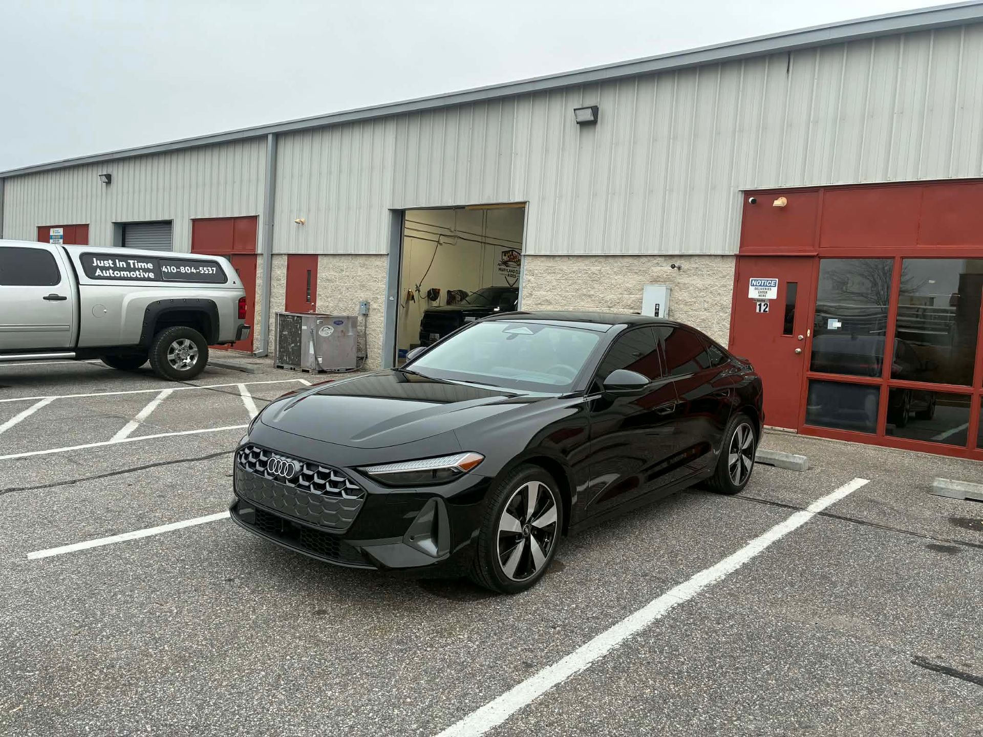 Ceramic Coating - Paint Correction on Audi Sedan.