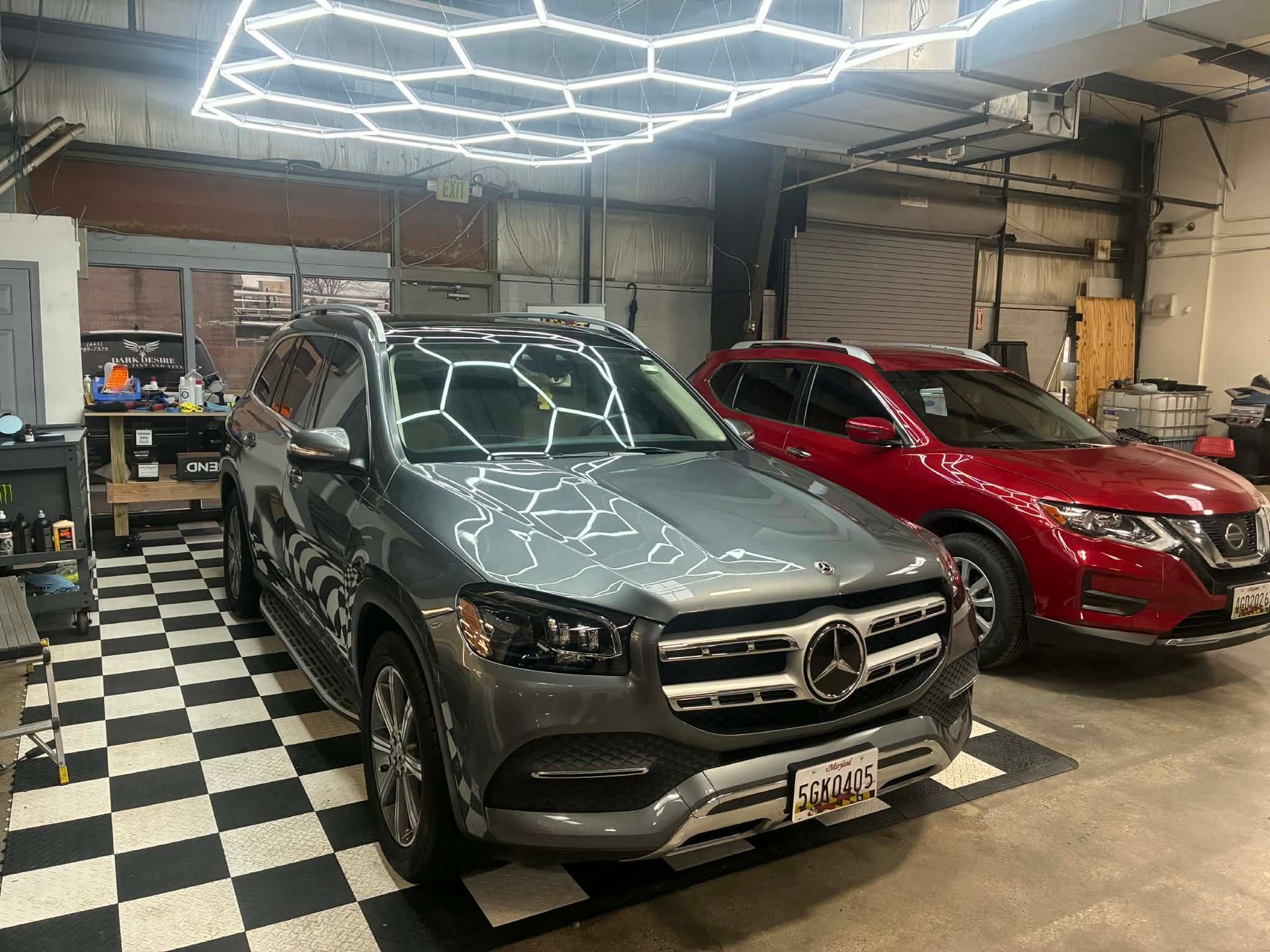 Ceramic Coating - Exterior Detailing on Mercedes-Benz SUV.